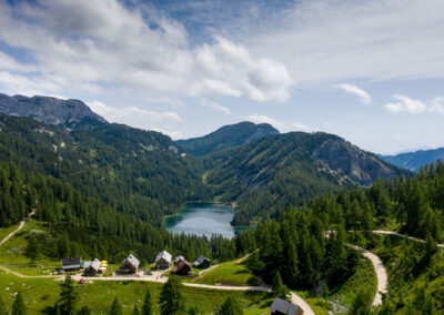 Tauplitzalm von oben mit Großsee