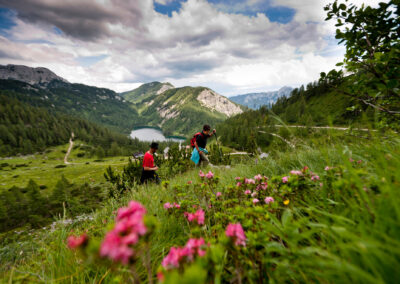 Wanderung auf der Tauplitzalm mit Blick auf den Großsee