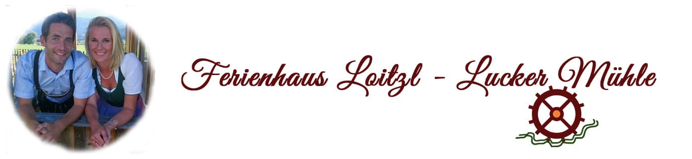 Ferienhaus Loitzl Bad Mitterndorf - Logo mit Bild von Marika und Wolfgang Loitzl