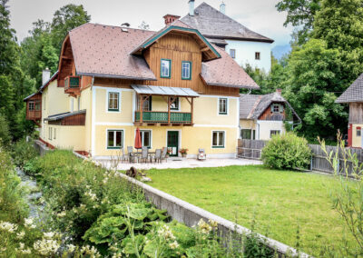 Ferienhaus Loitzl Luckermühle Haus mit Garten