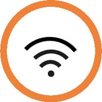 Kostenloses WLAN vorhanden